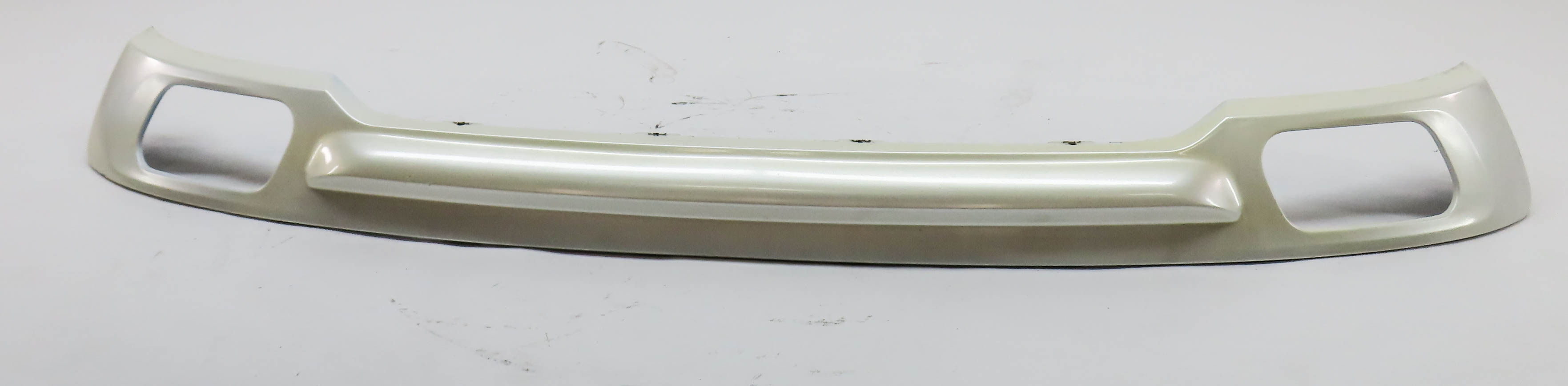 2011 BMW 740i (F02) REAR LOWER BUMPER EXHAUST VALANCE TRIM(White) — exact item pictured